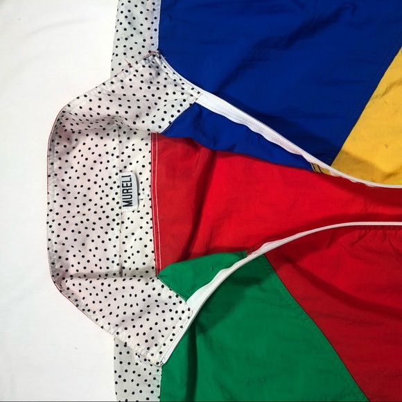 Mureli Vintage Nylon 1980s zipper jacket. Size L - Picture 5 of 8